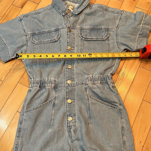 BNWT Free People We The Free Marci Denim Coveralls - Picture 11 of 15